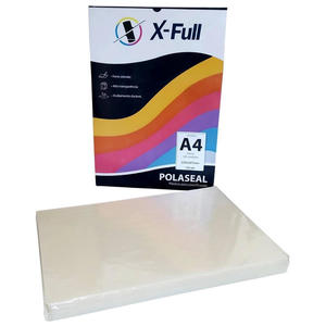 POLASEAL PLASTICO PARA PLASTIFICACAO A4 100pcs/CX 220x307mm 125mic X-FULL