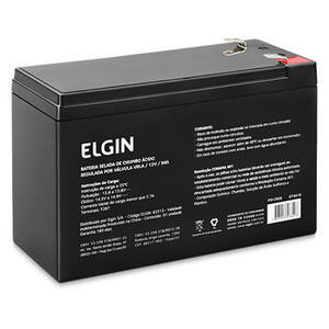 BATERIA ELGIN DE CHUMBO SELADA VRLA 12V 9AH