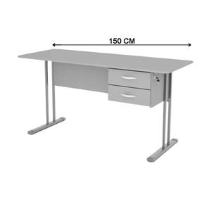 MESA DIRETOR NOBRE 1,50M - CINZA
