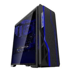 GABINETE GAMER BLUECASE BG-009 PRETO - S/ FONTE / USB 3.0