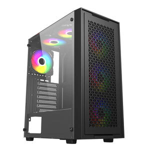 GABINETE GAMER BLUECASE X-FRAME PRETO - SEM FONTE USB 3.0 - BG-050