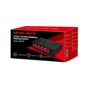 SWITCH MERCUSYS GIGABIT 5 PORTAS MS105G (EU) - MCS0040