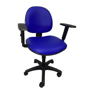 CADEIRA EXECUTIVA NOBRE AZUL - BRAÇO DIGITADOR GATILHO - E003