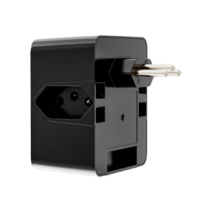 PROTETOR DE SURTO ICLAMPER 3 TOMADAS LCF - PRETO