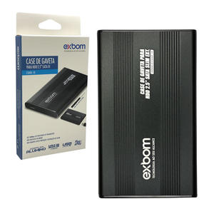 CASE DE GAVETA PARA HDD 2.5" SLIM EXTERNO BLISTER CGHD-10 EXBOM