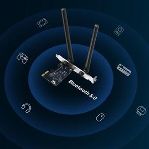 PLACA PCI-E WI-FI MERCUSYS AC1200 - MA30E