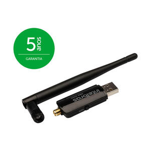 ADAPTADOR USB INTELBRAS 300MBPS COM ANTENA-IWA3001