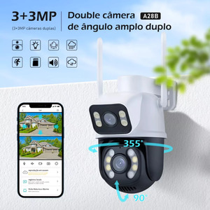 CÂMERA DE SEGURANÇA DUPLA WI-FI ICSEE SMART ANGULO DUPLO - A28