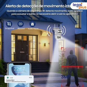 CÂMERA DE SEGURANÇA DUPLA WI-FI ICSEE SMART ANGULO DUPLO - A28