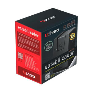 ESTABILIZADOR TS SHARA POWEREST 300VA BIVOLT 4T SAIDA 115V