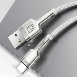 CABO TURBO HREBOS USB (IPHONE) LIGHTNING 27W 2METROS- HS-595 (CB-252 I)