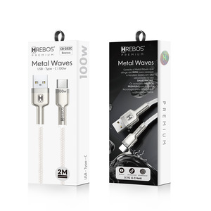 CABO TURBO HREBOS USB LIGHTNING 27W 1METRO - CB-253I (CB-218 I)